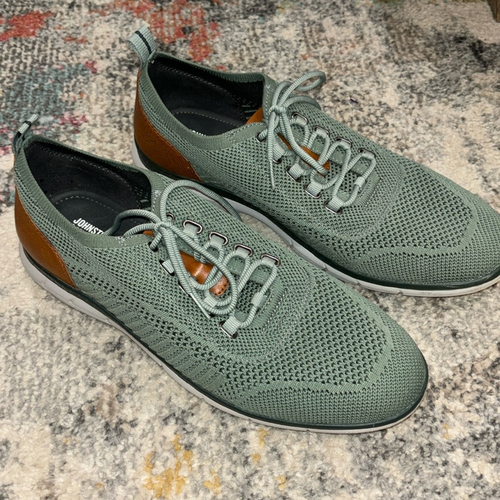 Men’s Sz 11.5 Johnston and Murphy Amherst knit shoes